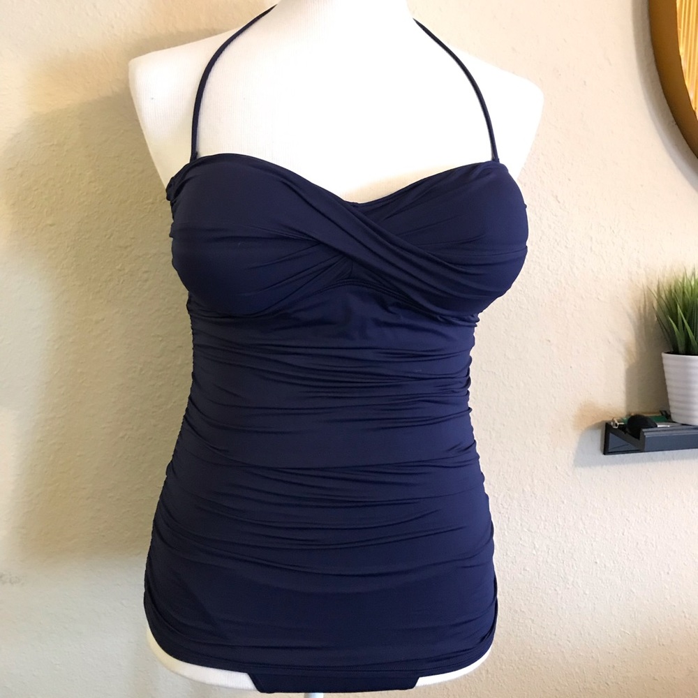 Navy blue tommy Bahama one piece swimsuit
